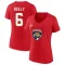 Women's Mike Reilly 2023 Stanley Cup Final Name & Number V-Neck T-Shirt - Red