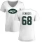 Women's Mike Remmers Name & Number Slim Fit T-Shirt - White