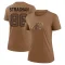 Women's Mike Strachan Legend 2023 Salute To Service Performance T-Shirt - Brown