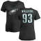 Women's Milton Williams Name & Number Slim Fit T-Shirt - Black