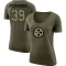 Women's Minkah Fitzpatrick Legend Salute to Service Scoop Neck T-Shirt - Olive