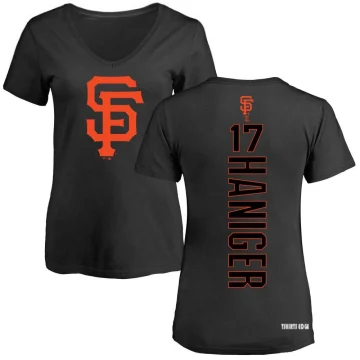 Women's Mitch Haniger Name & Number T-Shirt - Black - Tshirtsedge