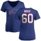 Women's Mitch Morse Name & Number Slim Fit T-Shirt - Royal