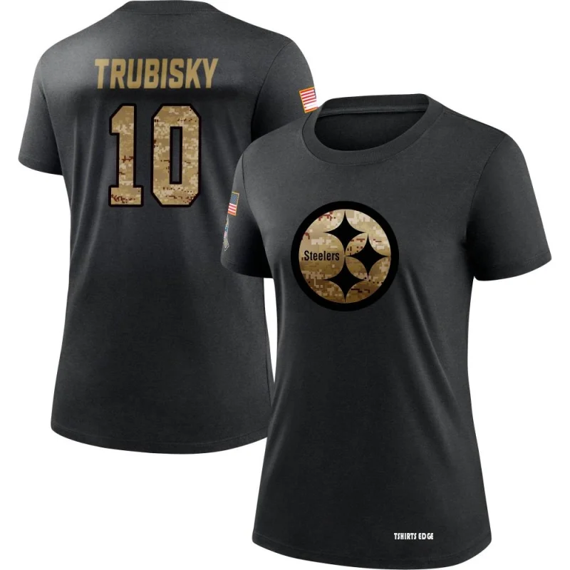 Women's Mitch Trubisky 2020 Salute To Service Performance T-Shirt - Black -  Tshirtsedge