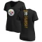 Women's Mitch Trubisky Backer Slim Fit T-Shirt - Black