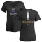 Women's MJ Melendez Midnight Mascot V-Neck T-Shirt - Black