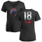 Women's Moises Alou Midnight Mascot V-Neck T-Shirt - Black