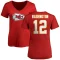 Women's Montrell Washington Name & Number Slim Fit T-Shirt - Red