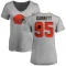 Women's Myles Garrett Name & Number Slim Fit T-Shirt - Ash