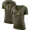 Women's Myles Jack Legend Salute to Service Scoop Neck T-Shirt - Olive