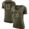 Women's NaJee Thompson Legend Salute to Service Scoop Neck T-Shirt - Olive