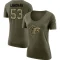 Women's Nate Landman Legend Salute to Service Scoop Neck T-Shirt - Olive