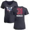 Women's Nathan Mensah Name and Number Banner Wave V-Neck T-Shirt - Navy