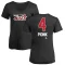 Women's Neal Pionk Name and Number Banner Wave V-Neck T-Shirt - Black