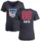 Women's Neemias Queta Name and Number Banner Wave V-Neck T-Shirt - Navy