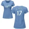 Women's Nelson Velazquez Name & Number T-Shirt - Light Blue