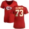 Women's Nick Allegretti Name & Number Slim Fit T-Shirt - Red