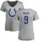 Women's Nick Foles Name & Number Slim Fit T-Shirt - Ash