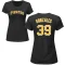 Women's Nick Gonzales Name & Number T-Shirt - Black