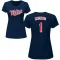 Women's Nick Gordon Name & Number T-Shirt - Navy