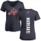 Women's Nick Markakis Backer Slim Fit T-Shirt - Navy