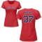 Women's Nick Pivetta Name & Number T-Shirt - Red