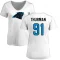 Women's Nick Thurman Name & Number Slim Fit T-Shirt - White