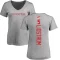 Women's Nicklas Lidstrom Backer T-Shirt - Ash