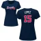 Women's Nicky Lopez Name & Number T-Shirt - Navy