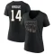 Women's Nicolas Hague 2023 Western Conference Champions Goal Tender V-Neck T-Shirt - Black