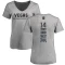 Women's Nicolas Hague Backer Slim Fit V-Neck T-Shirt - Heathered Gray