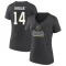 Women's Nicolas Hague Heather 2023 Western Conference Champions V-Neck T-Shirt - Charcoal