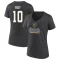 Women's Nicolas Roy Heather 2023 Western Conference Champions V-Neck T-Shirt - Charcoal