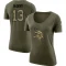 Women's N'Keal Harry Legend Salute to Service Scoop Neck T-Shirt - Olive