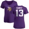 Women's N'Keal Harry Name & Number Slim Fit T-Shirt - Purple