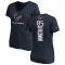 Women's Noah Brown Backer Slim Fit T-Shirt - Navy