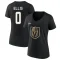 Women's Noah Ellis 2023 Stanley Cup Final Name & Number V-Neck T-Shirt - Black