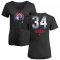 Women's Nolan Ryan Midnight Mascot V-Neck T-Shirt - Black