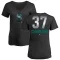 Women's Norm Charlton Midnight Mascot V-Neck T-Shirt - Black