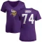 Women's Olisaemeka Udoh Name & Number Slim Fit T-Shirt - Purple