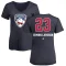 Women's Oliver Ekman-Larsson Name and Number Banner Wave V-Neck T-Shirt - Navy