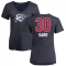 Women's Olivier Sarr Name and Number Banner Wave V-Neck T-Shirt - Navy