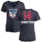 Women's Oscar Robertson Name and Number Banner Wave V-Neck T-Shirt - Navy