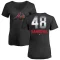 Women's Pablo Sandoval Midnight Mascot V-Neck T-Shirt - Black