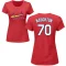 Women's Packy Naughton Name & Number T-Shirt - Red