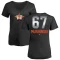 Women's Parker Mushinski Midnight Mascot V-Neck T-Shirt - Black