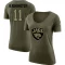 Women's Parker Washington Legend Salute to Service Scoop Neck T-Shirt - Olive