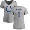 Women's Pat McAfee Name & Number Slim Fit T-Shirt - Ash