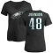 Women's Patrick Johnson Name & Number Slim Fit T-Shirt - Black