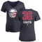 Women's Patrick Kaleta Name and Number Banner Wave V-Neck T-Shirt - Navy